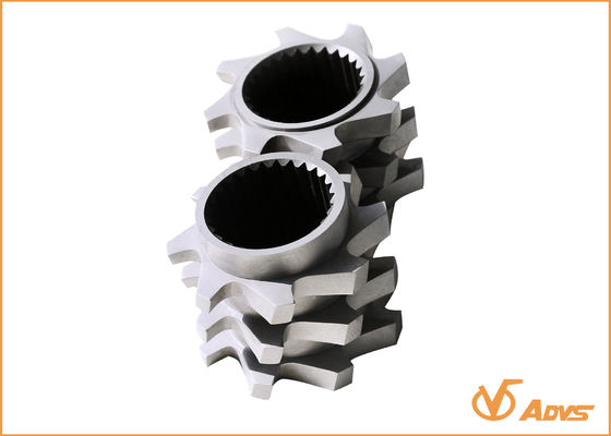 東芝の押出機機械部品は処理された深いねじ要素ポリ塩化ビニールをコンピュータ化しました