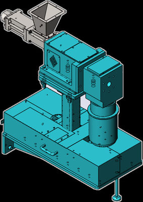 Good price 鋼鉄側面の送り装置供給のガラス繊維/カーボン ブラックのための62.8 MmねじDia オンライン